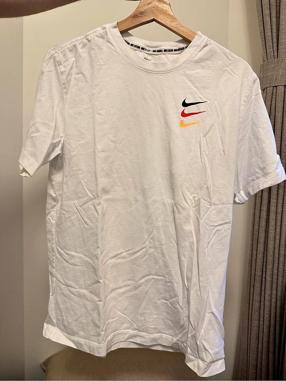 Nike Multi Stack Logo T-Shirt in White